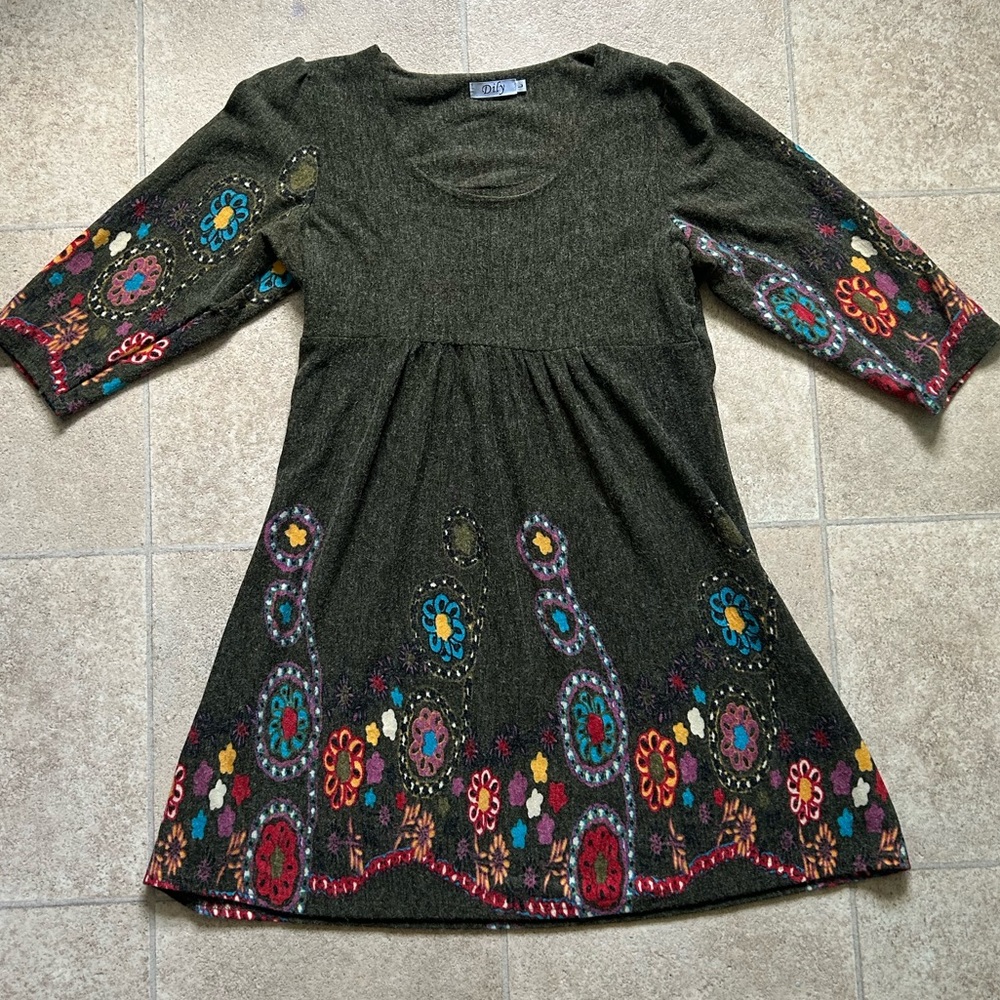 Dily Knot Floral Dress